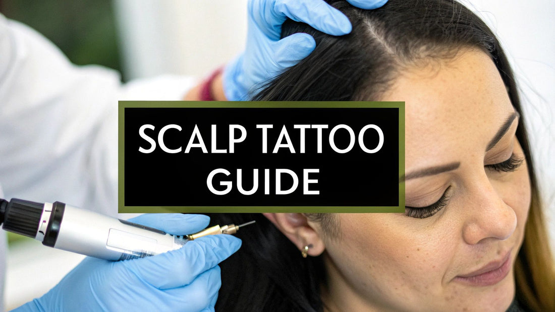 scalp tattoo for women – hair loss treatment: SMP Guide