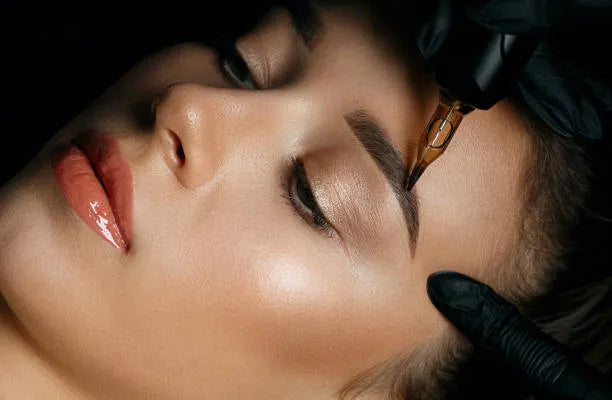 Ombre Brows Perth WA - defined powdery eyebrow tattoo